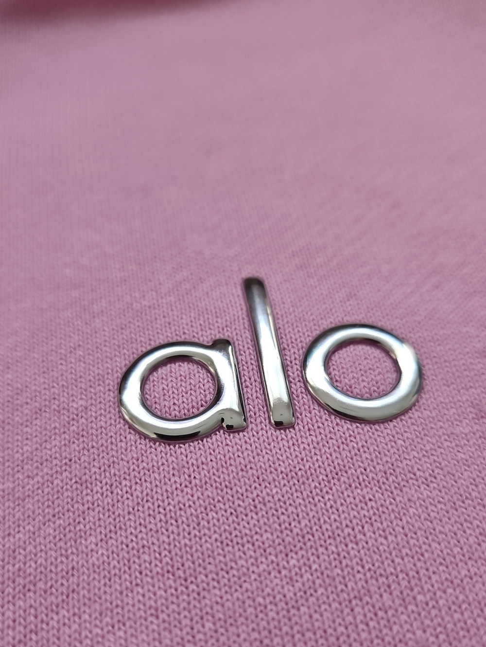 ALO Accolade Candy Heart Pink Sweatshirt Medium - Picture 2 of 5